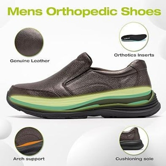 Orthopedic Diabetic Walking Shoes - Arthritis Neuropathy Bunion Relief MENS 8.5 - Picture 3 of 3